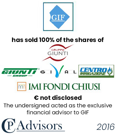 CP Advisors ha assistito GIF nel processo di vendita del Gruppo Giunti al fondo di private equity IMI Fondi Chiusi
