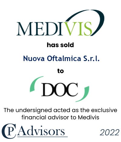 CP Advisors ha assistito gli azionisti di Medivis, controllante di Nuova Oftalmica S.r.l, azienda farmaceutica leader nel settore oftalmico, nella cessione a DOC Generici